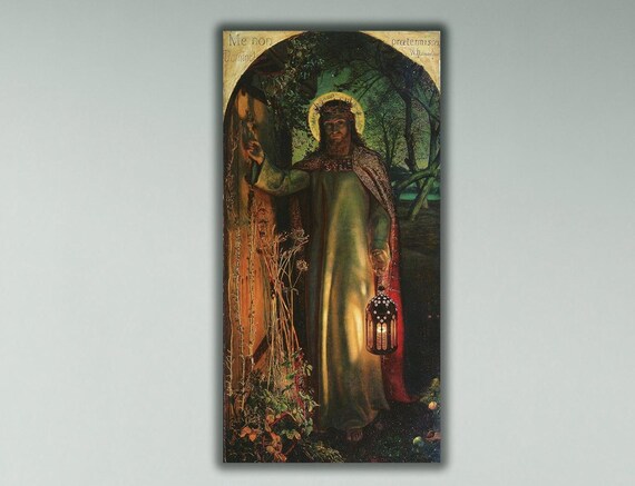 William Holman Hunt Inward Light Canvas Print Holy Spirit Art