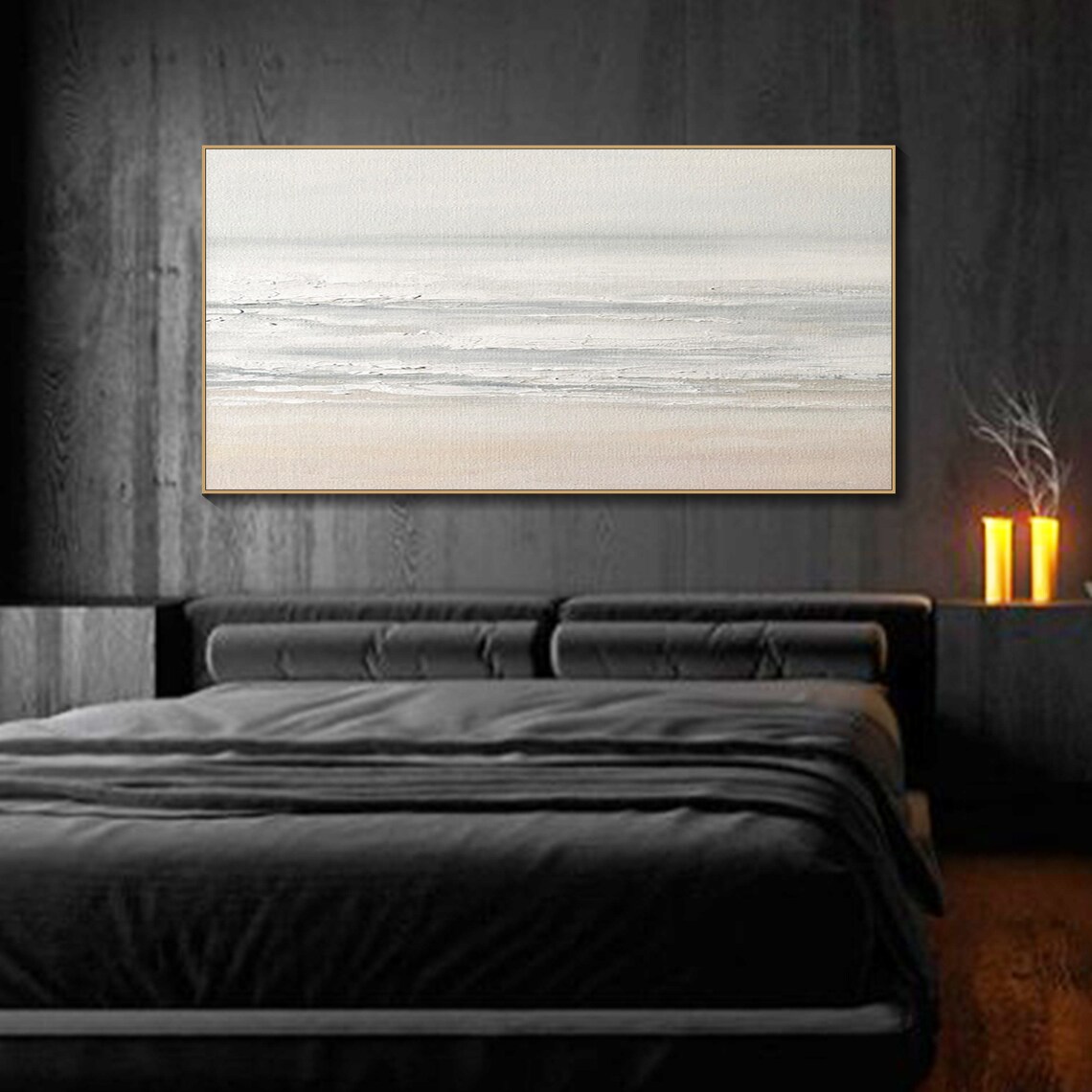 Beach Painting, Sky and Sea Custom Wall Art Print - Image 3