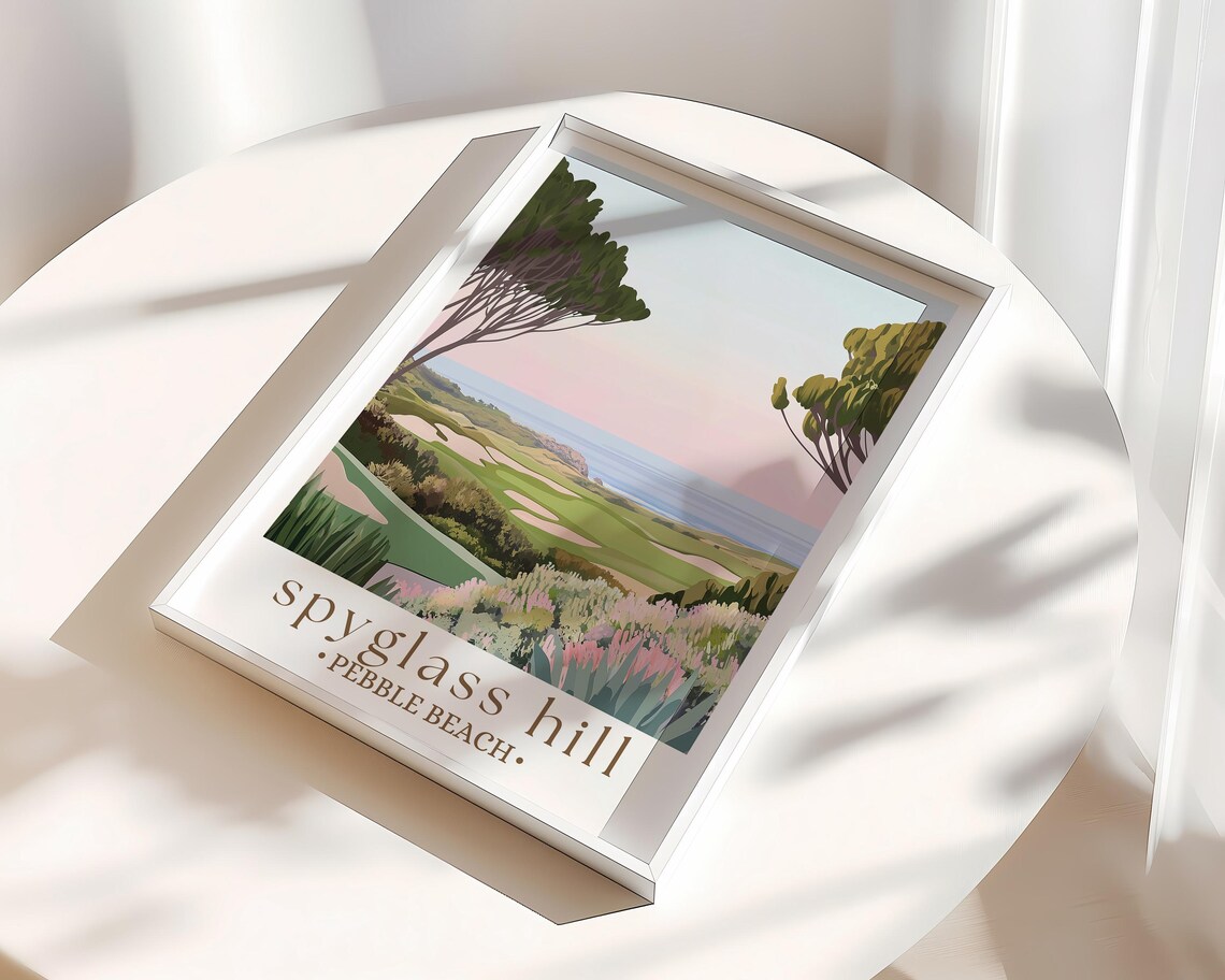 Spyglass Hill Golf, Pebble Beach Landscape Art - Image 3