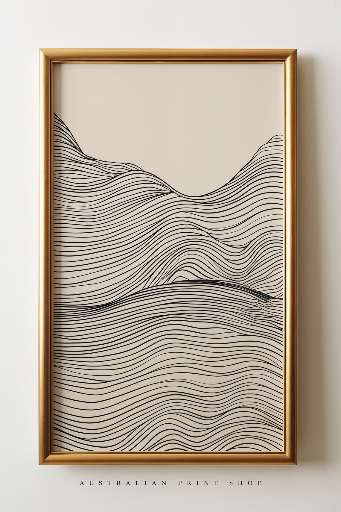 Minimalist Line Art Abstract Wall Art Print, Neutral Decor - Image 4