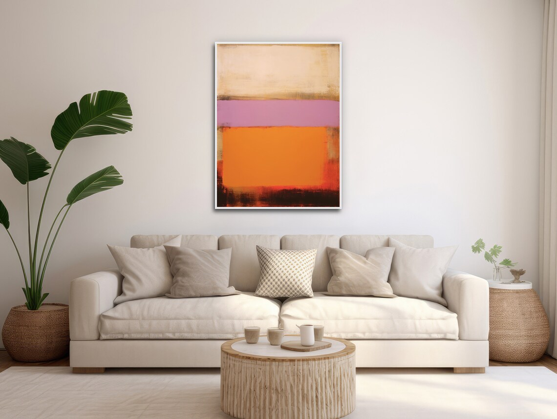 Modern Geometric Abstract Art Print, Mystic Minimal - Image 3