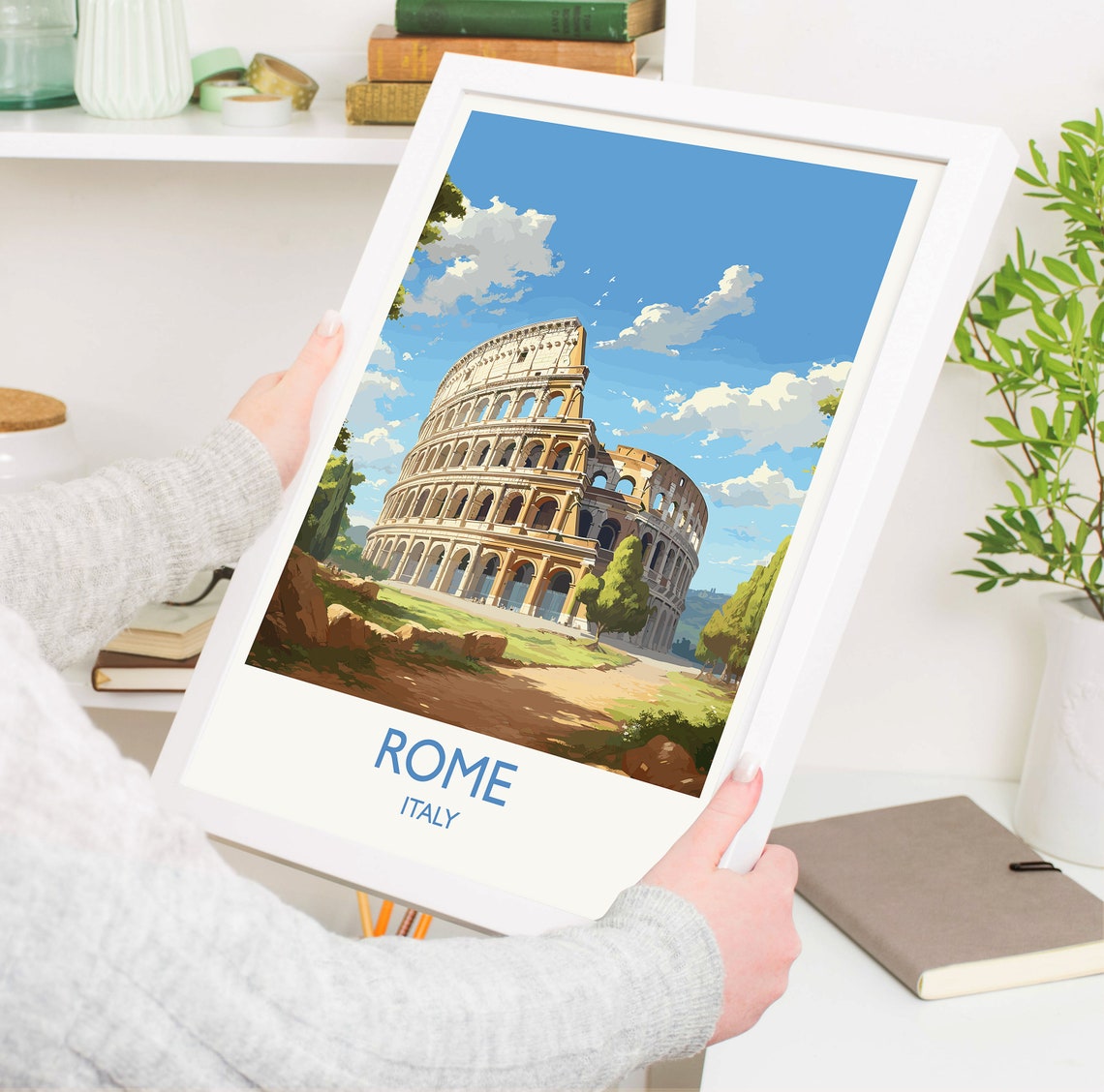Rome Italy Travel Poster - Image 5