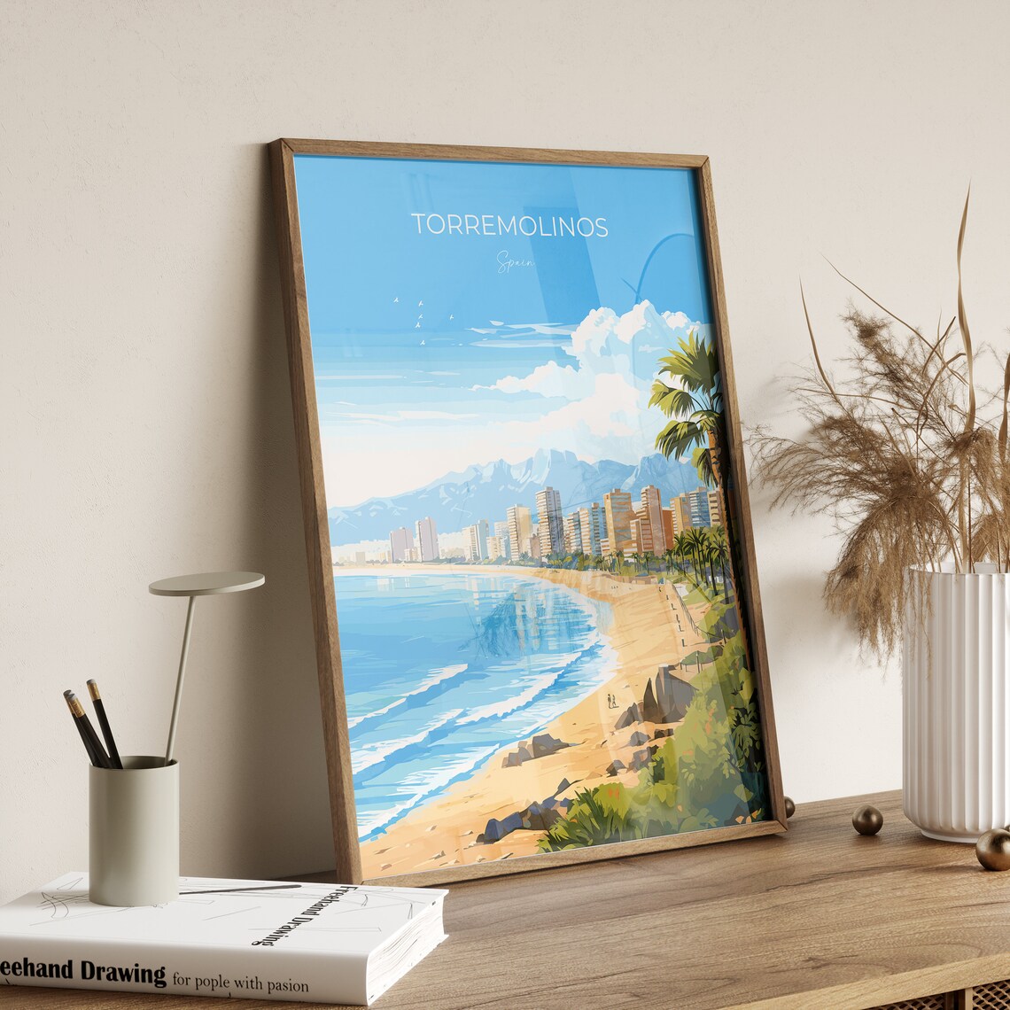 Torremolinos Travel Poster, Costa Del Sol Art Print - Image 2