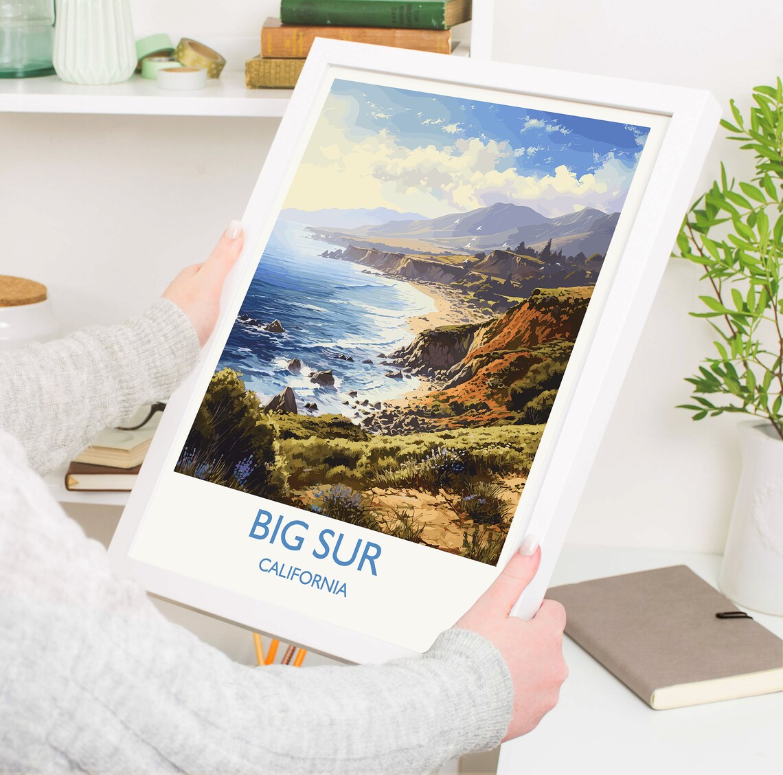 Big Sur Travel Poster, California Travel Print - Image 5