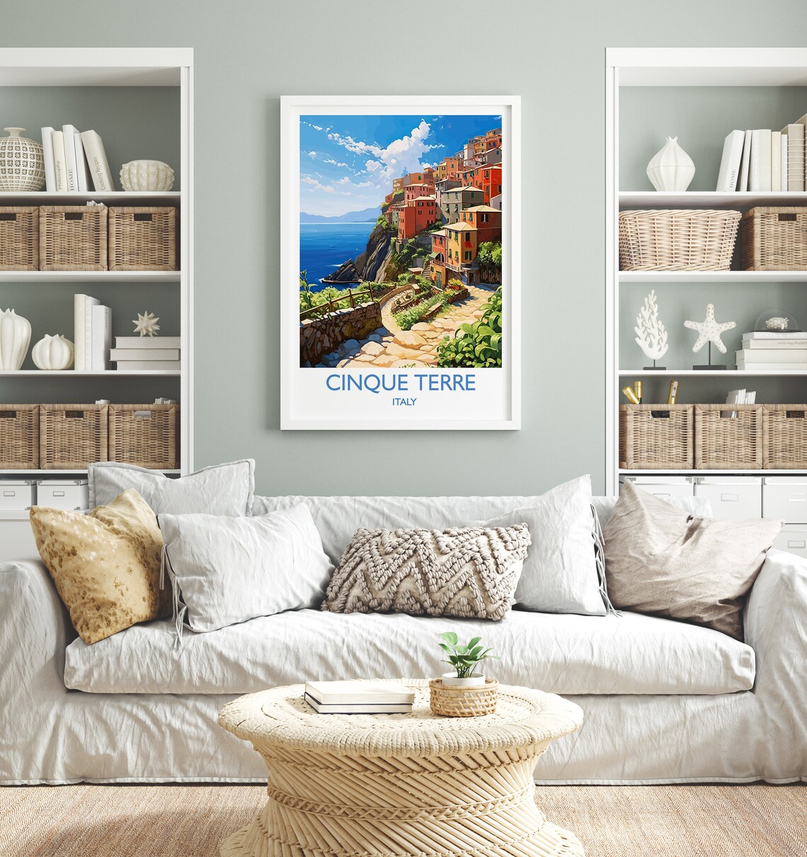 Cinque Terre - Italian Coastal Travel Poster - Image 4