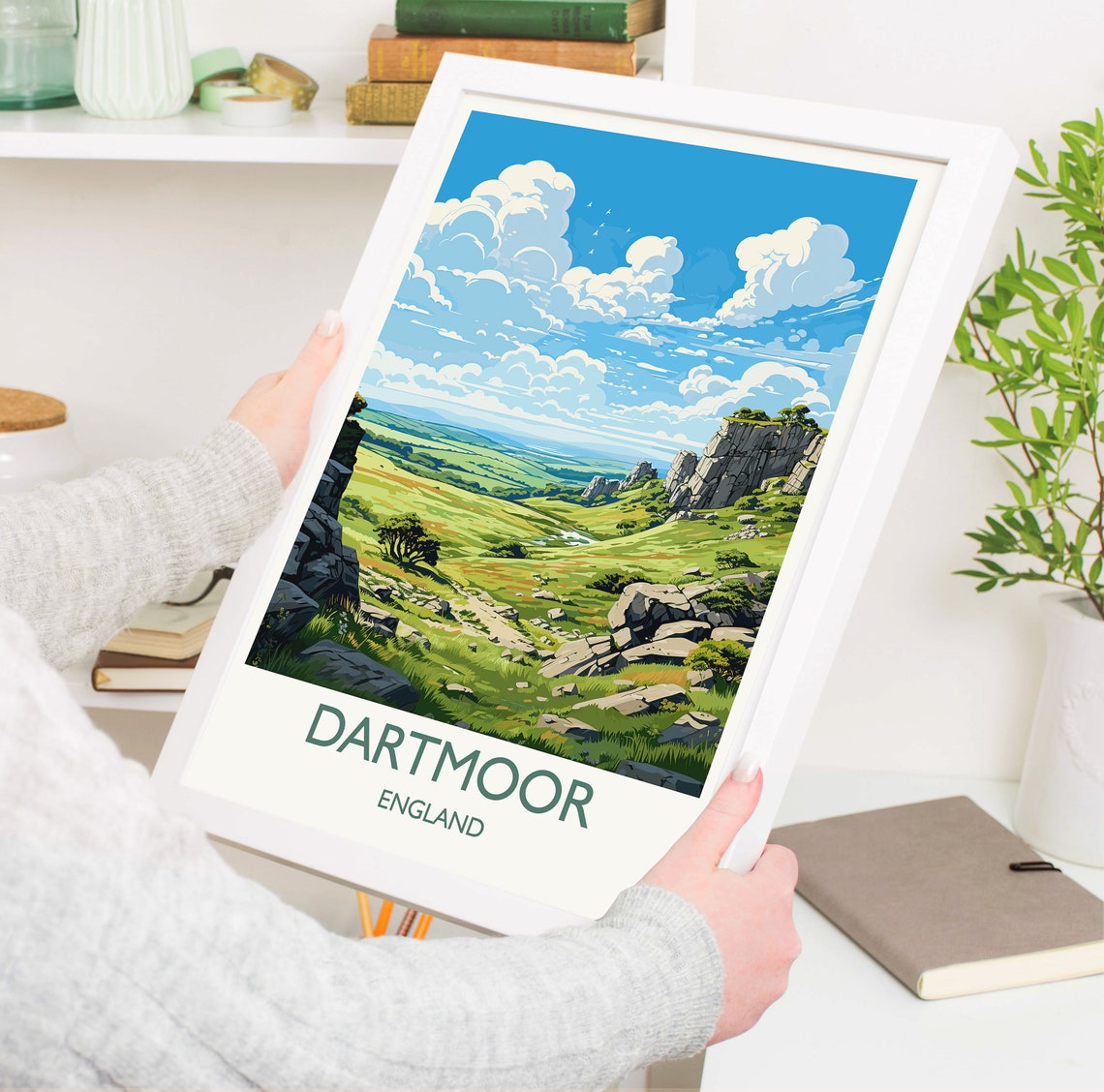 Dartmoor Art Lovers Gift Travel Poster - Image 5
