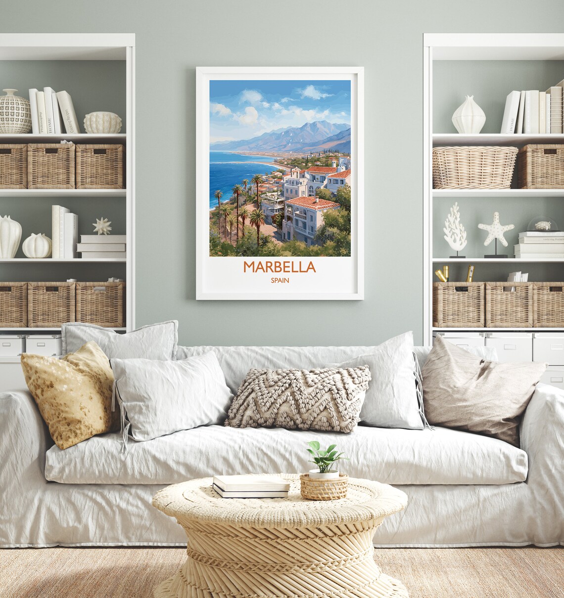Marbella Travel Poster, Spain City Wall Art Print - Image 4