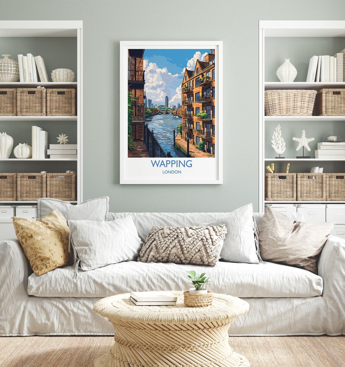 Wapping Travel Poster, London Travel Art Print - Image 4