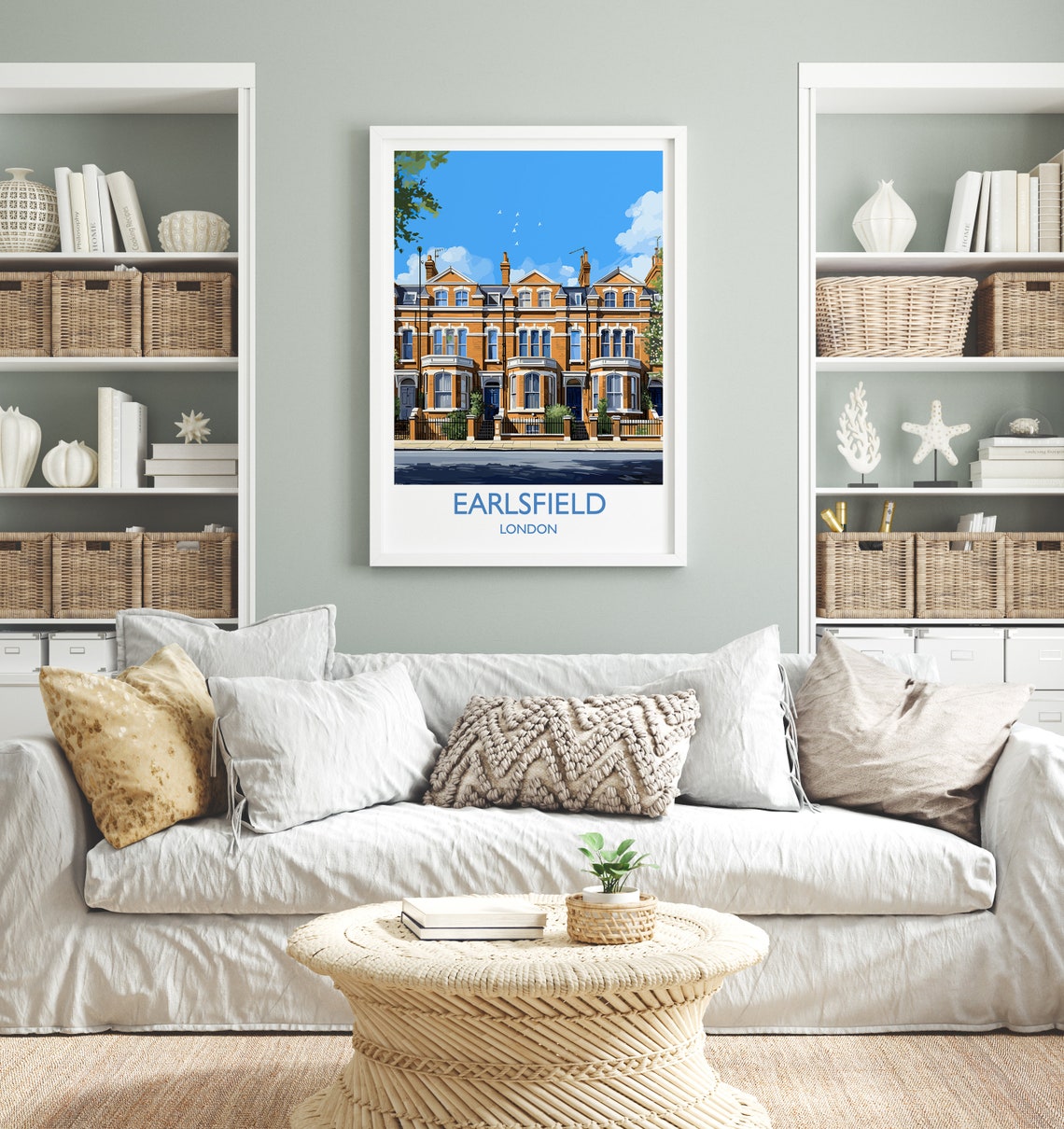 Earlsfield Travel Poster Travel Print Of Earlsfield London Poster Earlsfield Art Gift London Art Lovers Uk Travel Gift - Image 4