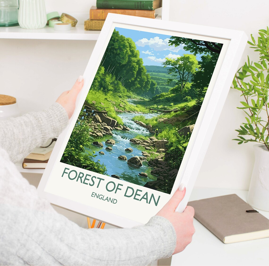 Forest Of Dean Travel Poster, England Travel Art - Image 5