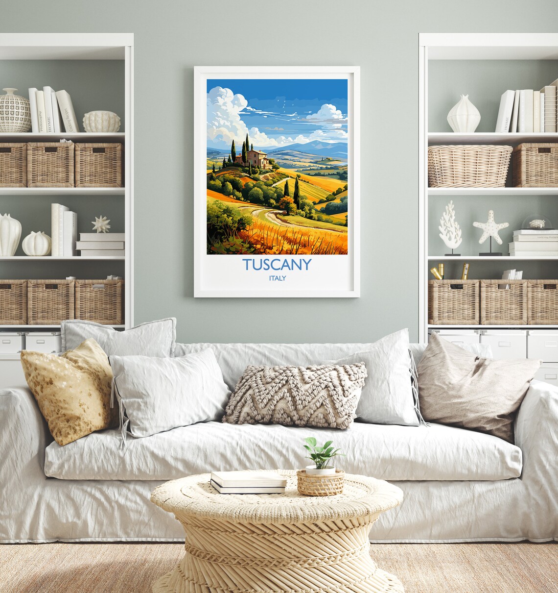 Tuscany Travel Poster, Italy Art Print for Walls - Image 4
