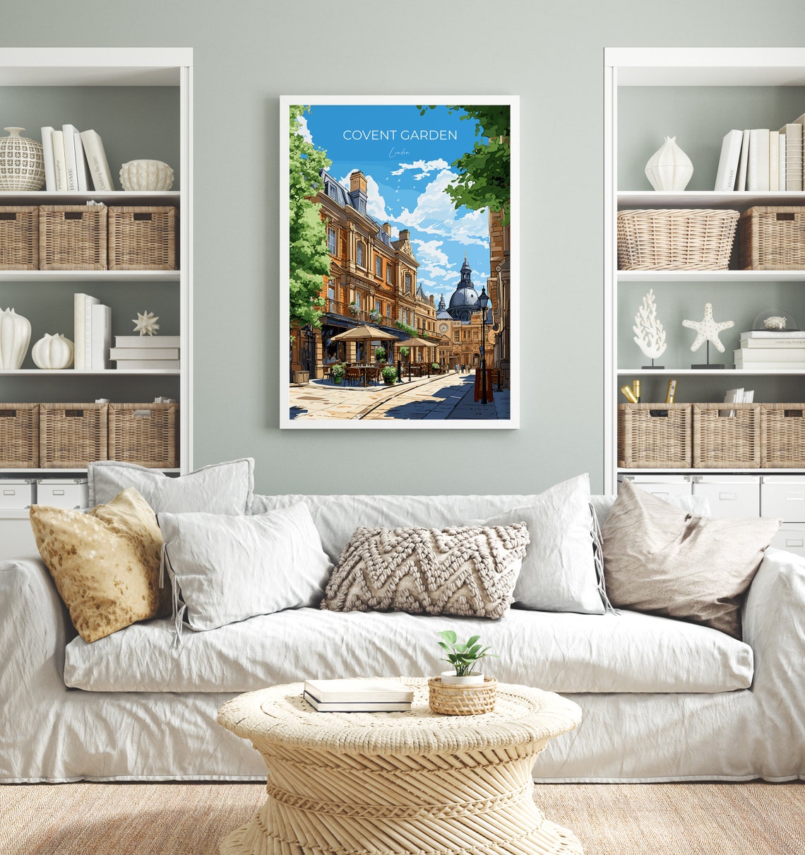 Covent Garden Travel Poster Wall Art Travel Print Of Covent Garden London Poster Covent Garden Gift Covent Garden Art Lovers Gift - Image 4