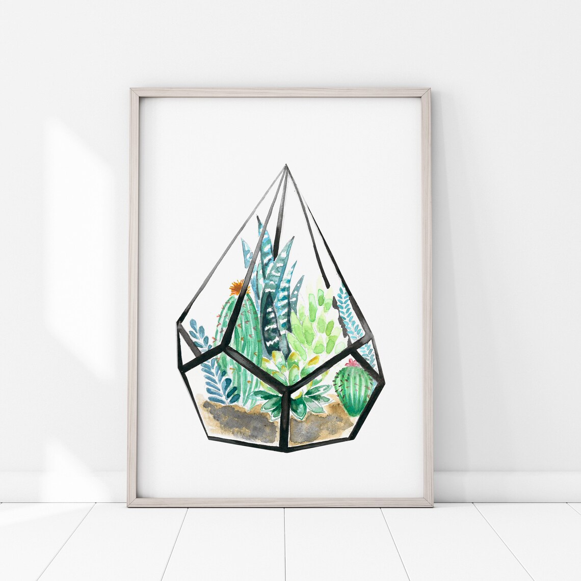 Terrarium Botanical Illustration Art Print - Image 3