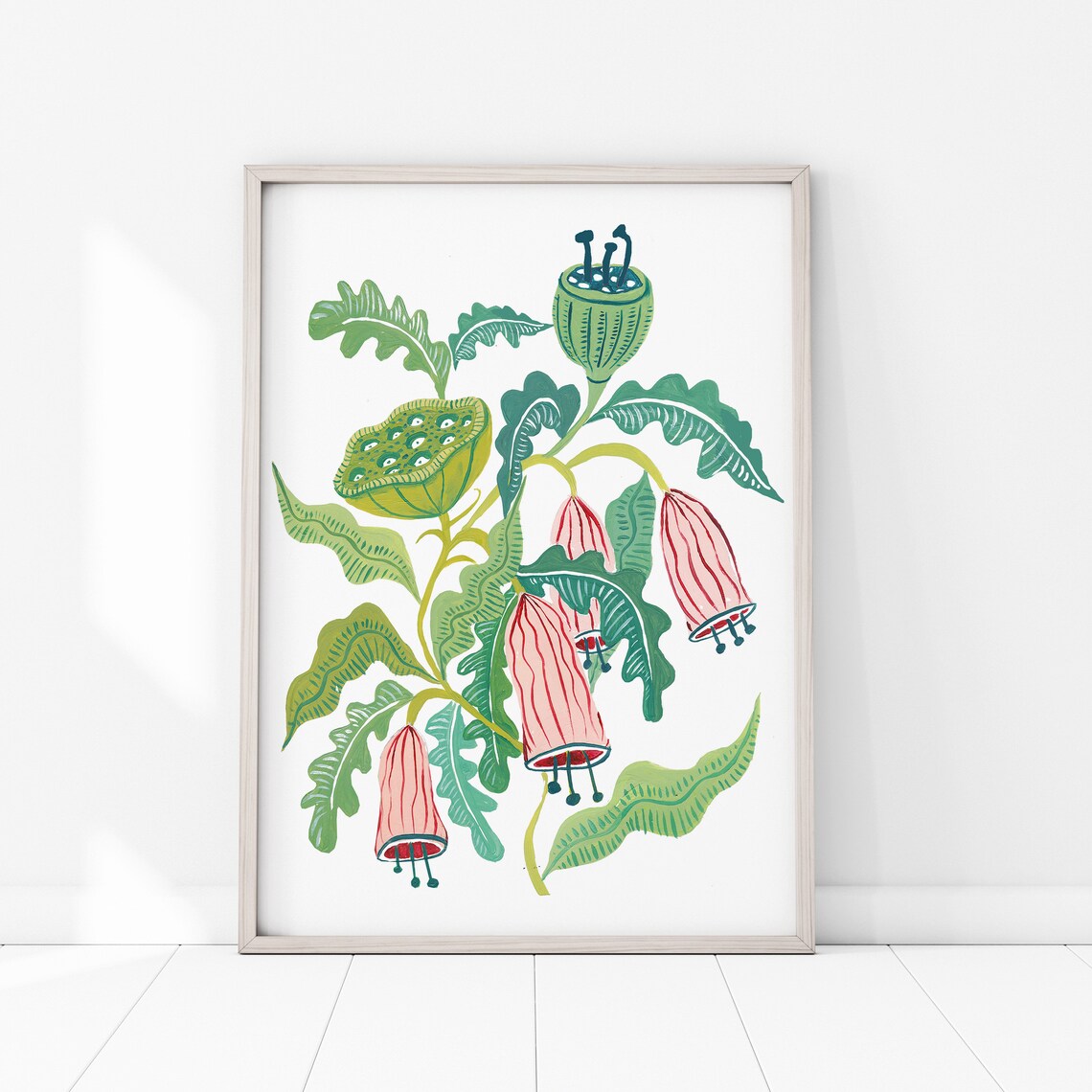 Flower Print Botanical Flowers Nature Art Print - Image 3