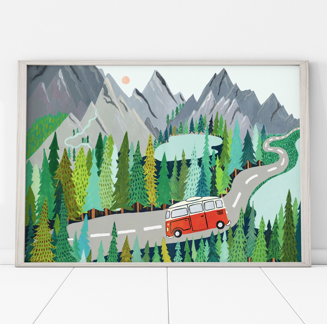 New Zealand Travel Poster, Mountain National Park - Image 4
