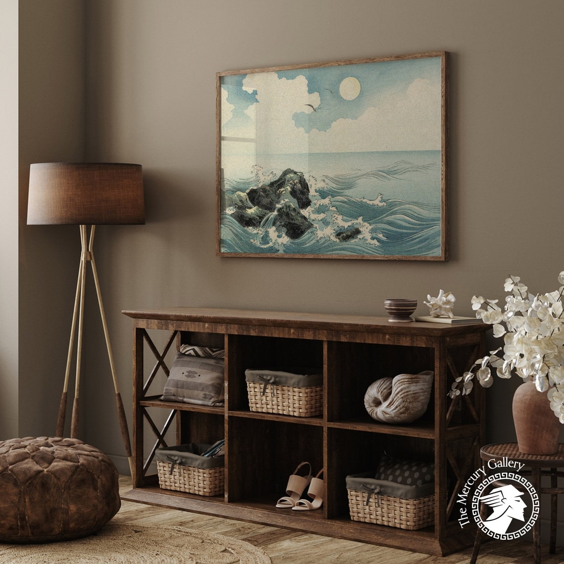 Waves At Kojima Island, Japan Art Print - Image 2
