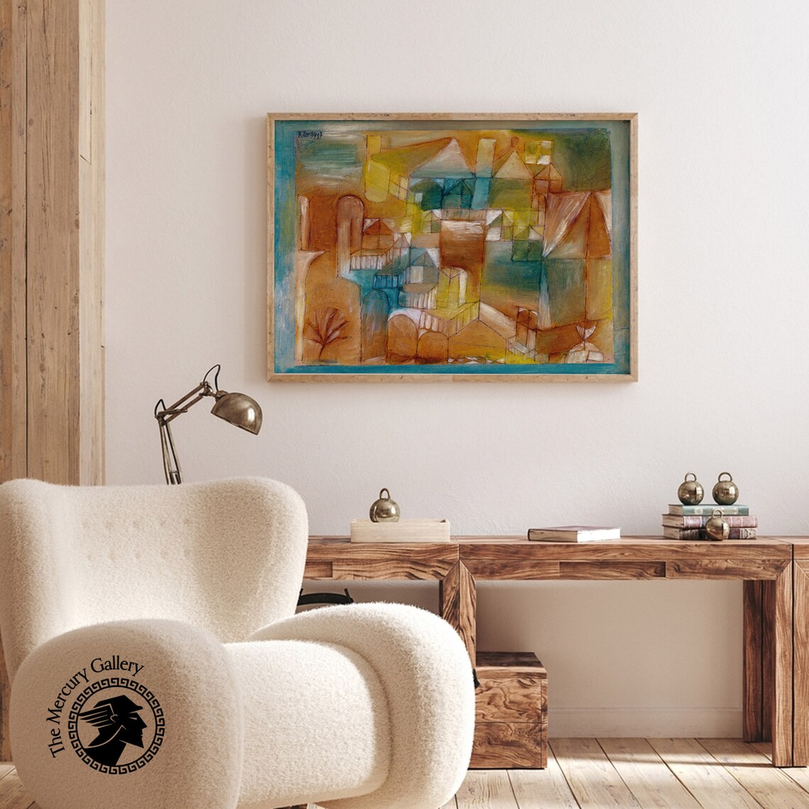 Paul Klee Assade Brown Green 1919 Art Print - Image 5