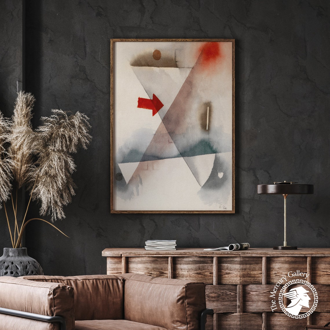 Paul Klee Chimes 1928 Abstract Watercolor Geometric Fine Art Print - Image 2