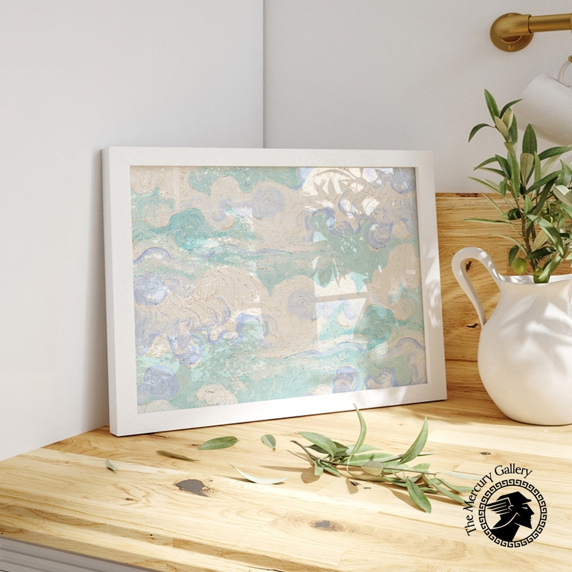 Van Gogh Sky Background Art Print, Reproduction Poster