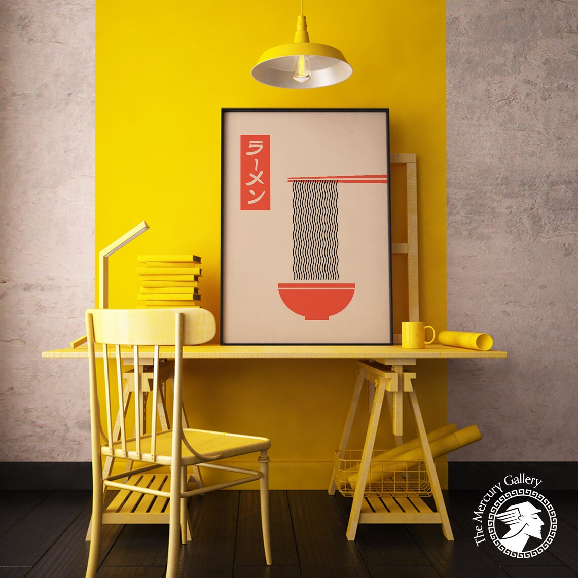 Ramen Noodle Vintage Poster, Japanese Culture Print - Image 4