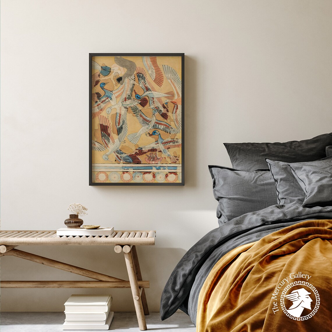 Flying Ducks Art Print, Farmhouse Lake House Decor - Image 2