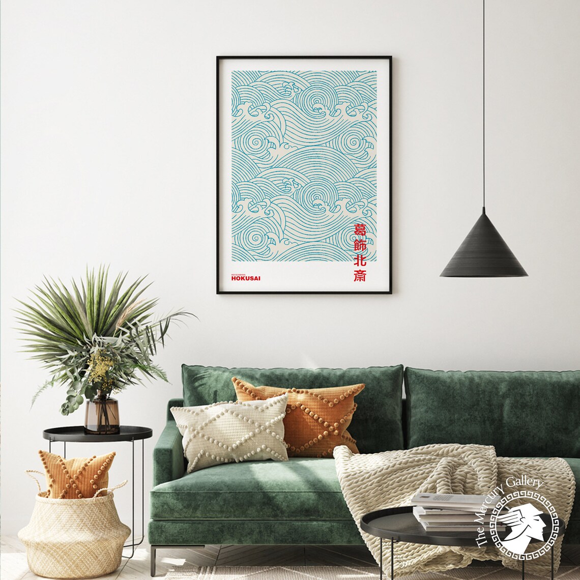 Hokusai Japanese Waves Vintage Art Print, Japanese Art - Image 4