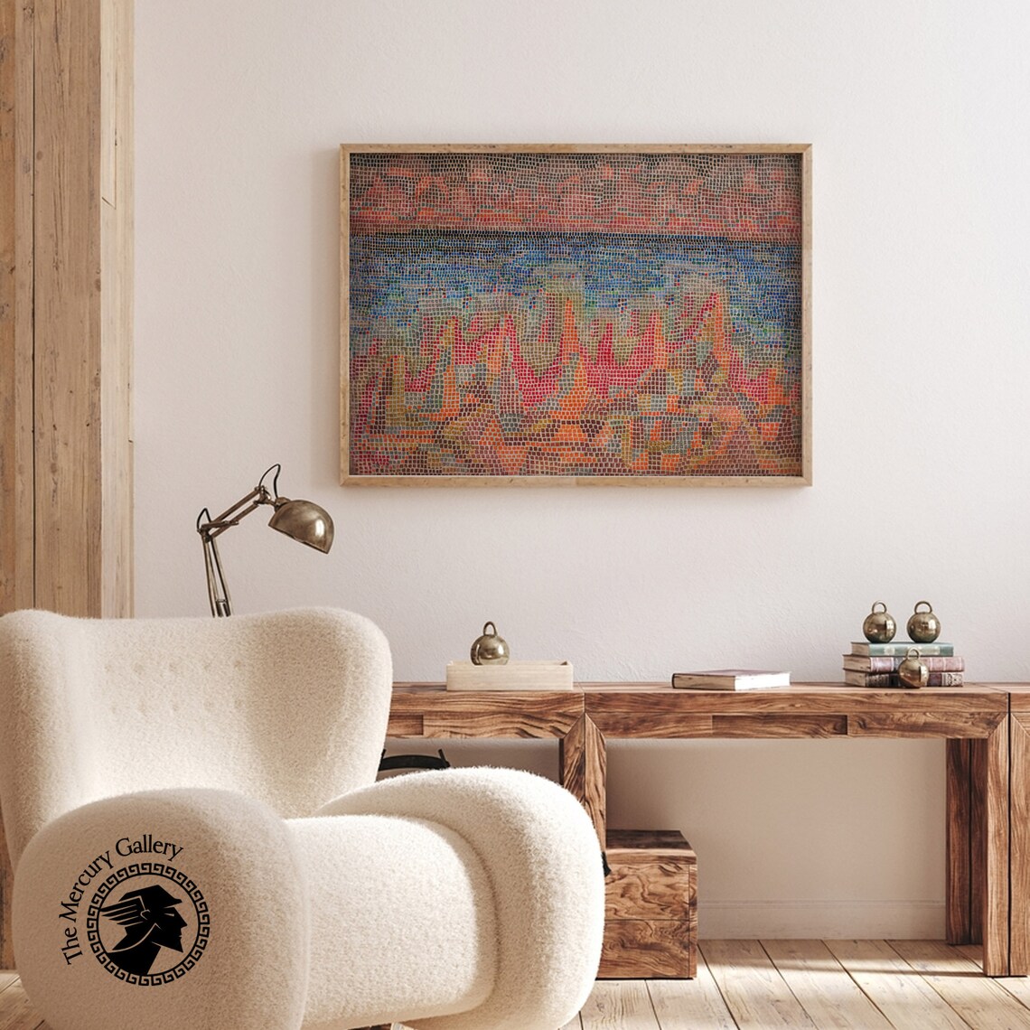Paul Klee Klippen Am Meer, Abstract Art Print - Image 6