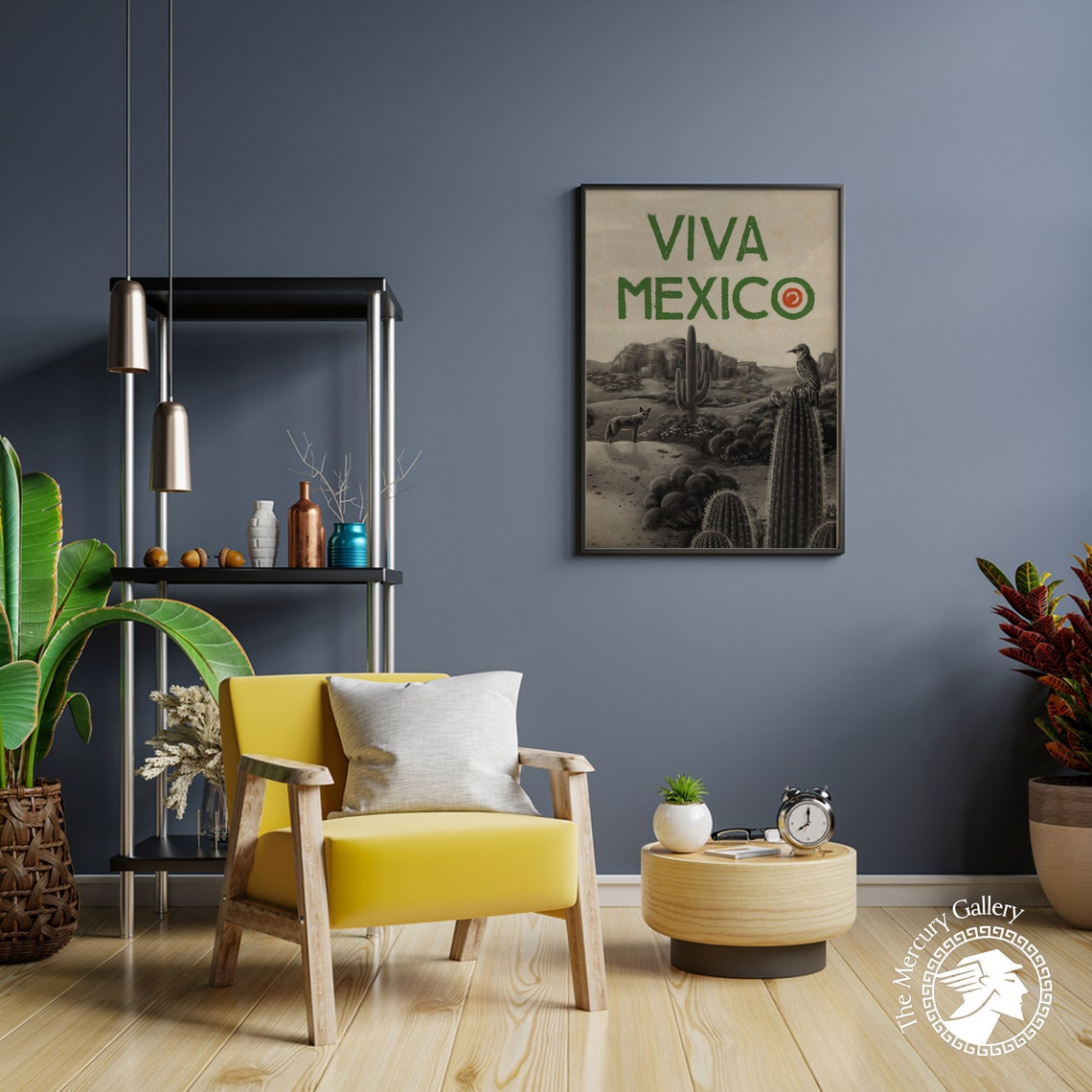 Viva Mexico Cactus Travel Poster - Image 5