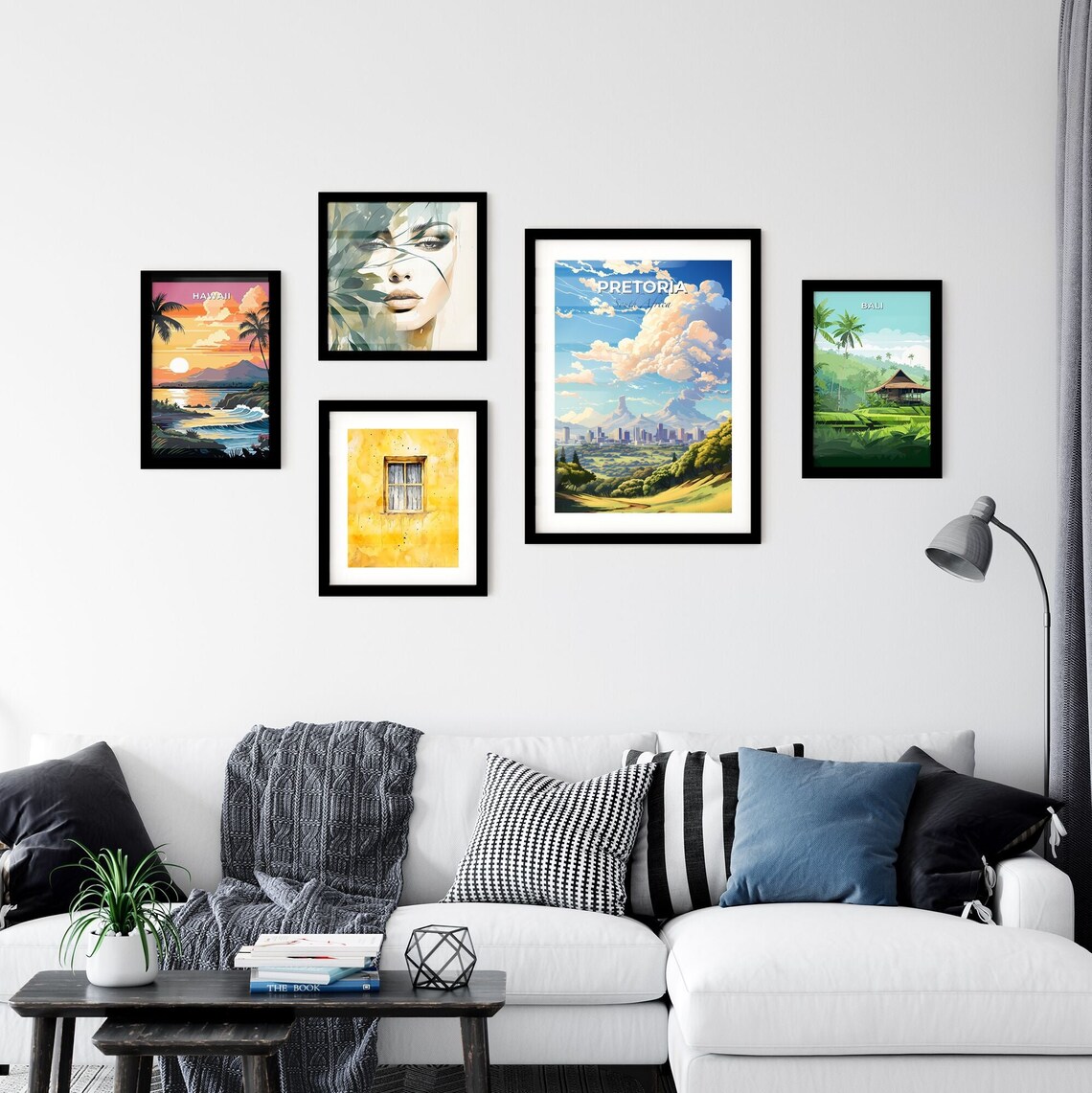 Pretoria South Africa City Skyline Mountain Travel Art Poster - Image 2