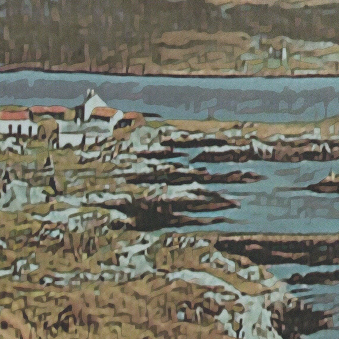 Connemara Ireland Sheep Lake Mountain Landscape Vintage Travel Poster - Image 4