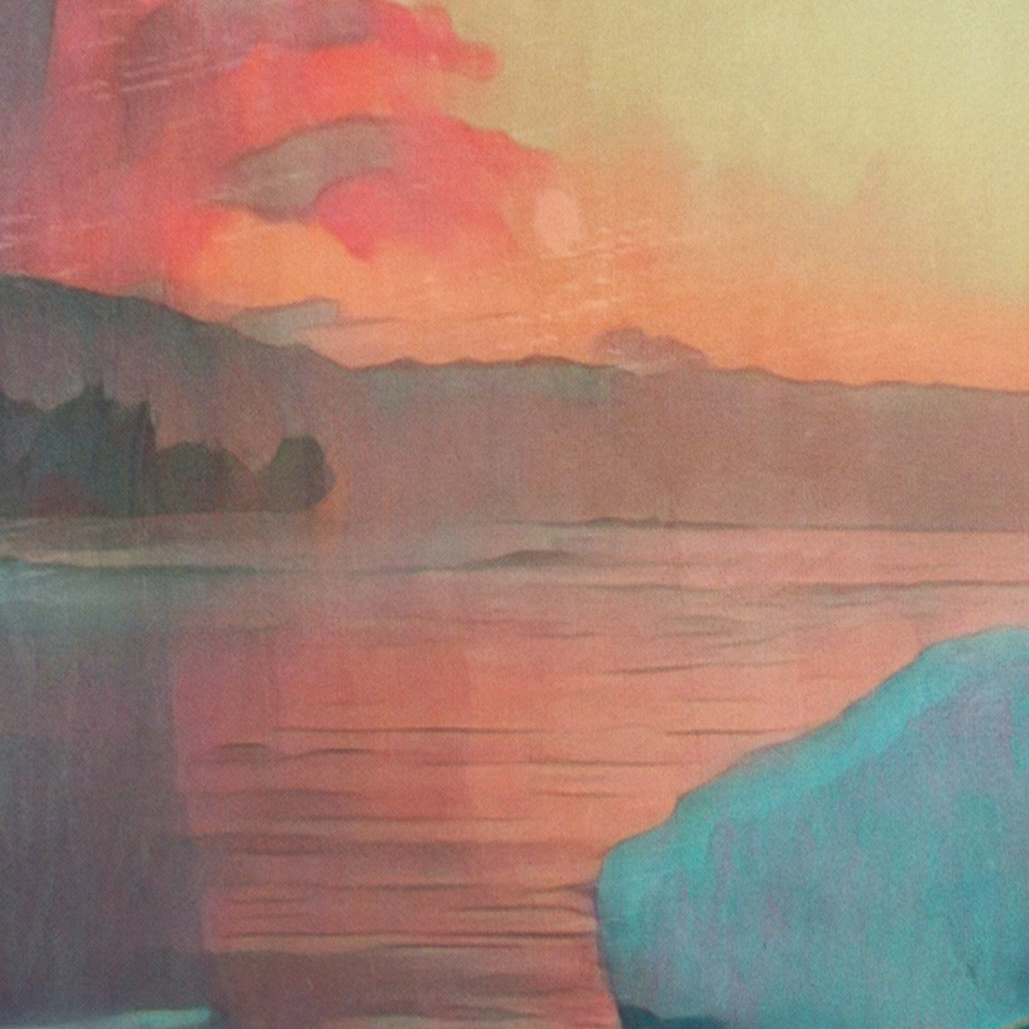Oahu Hawaii Retro Travel Poster North Shore Sunset Surf Wave Art - Image 4