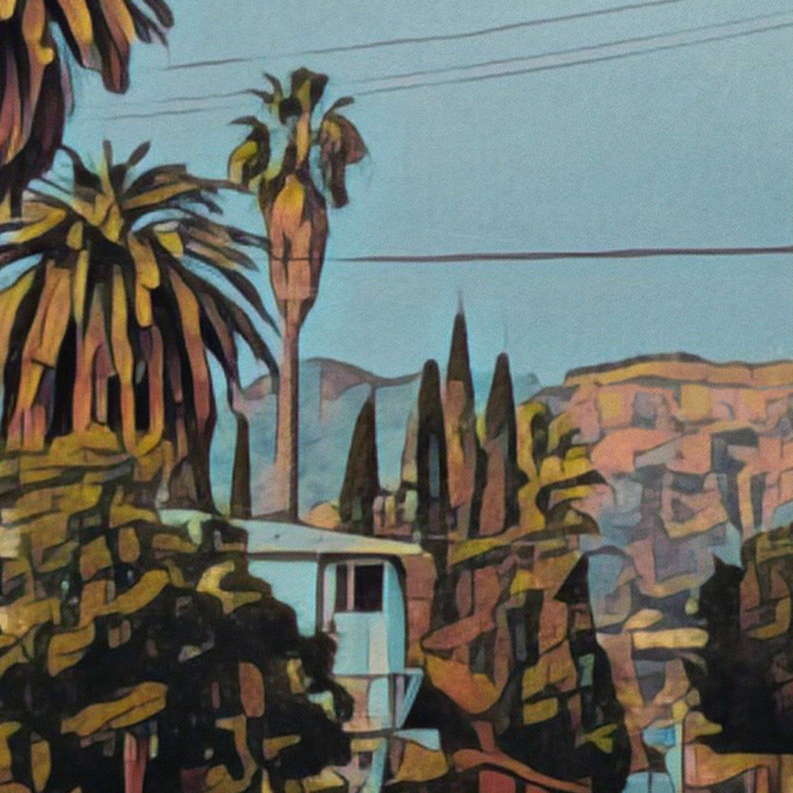 Los Angeles Poster Street By Alecse Limited Edition California Travel Poster Classic Los Angeles Gallery Wall Print Of California - Image 4