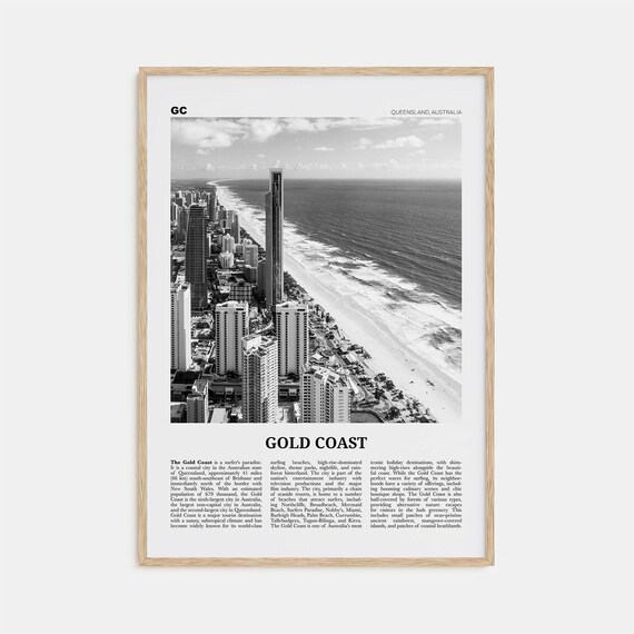 Gold Coast, Queensland Australia Travel Poster