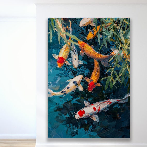 Art Print Fish Decor Wall Art Print Home Decor Office Decor Framed Artwork Large Print Fisher Decor Fish Print Fish