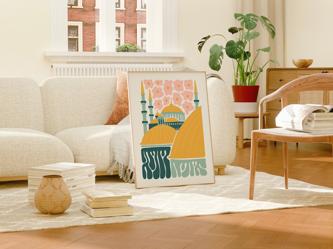 Hagia Sophia Turkey Travel Poster, Europe Print - Image 4
