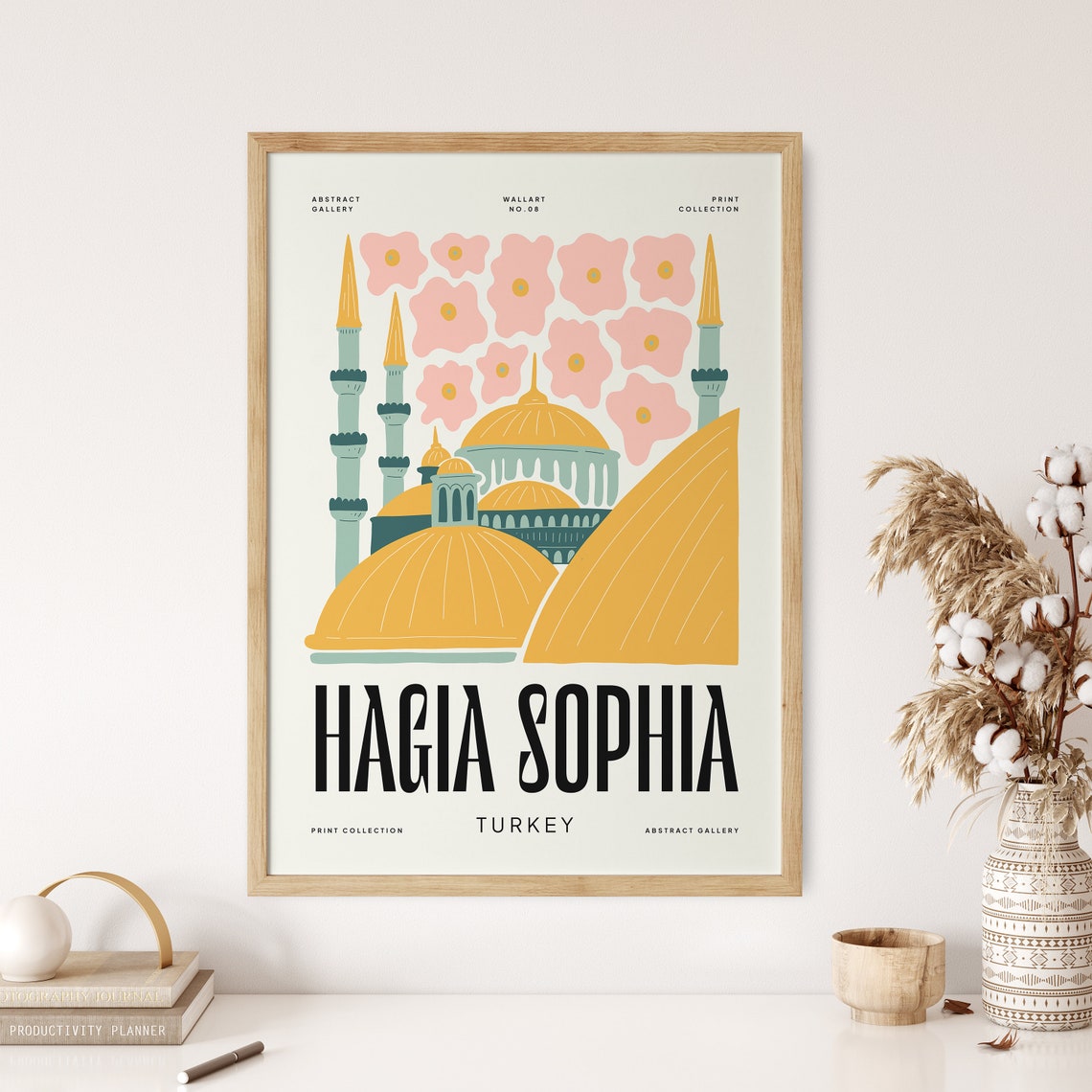 Hagia Sophia Turkey Poster Hagia Sophia Turkey Print Hagia Sophia Turkey Travel Poster Hagia Sophia Turkey Exhibition Trendy Art - Image 4