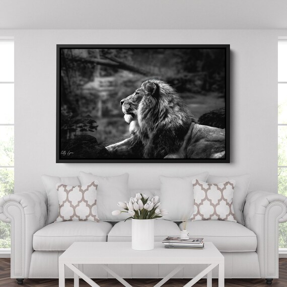 Lion Print, Wildlife Photography Home Decor