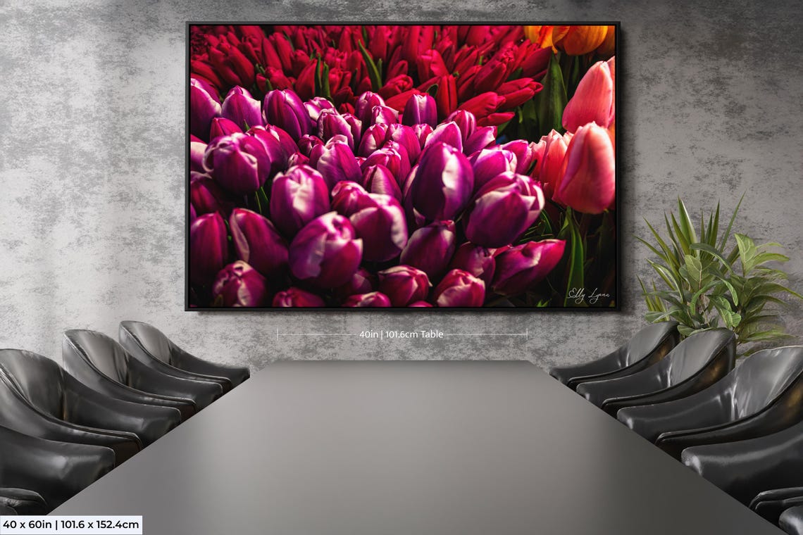 Pike Place Tulips Seattle Photography, Urban Art Print - Image 2