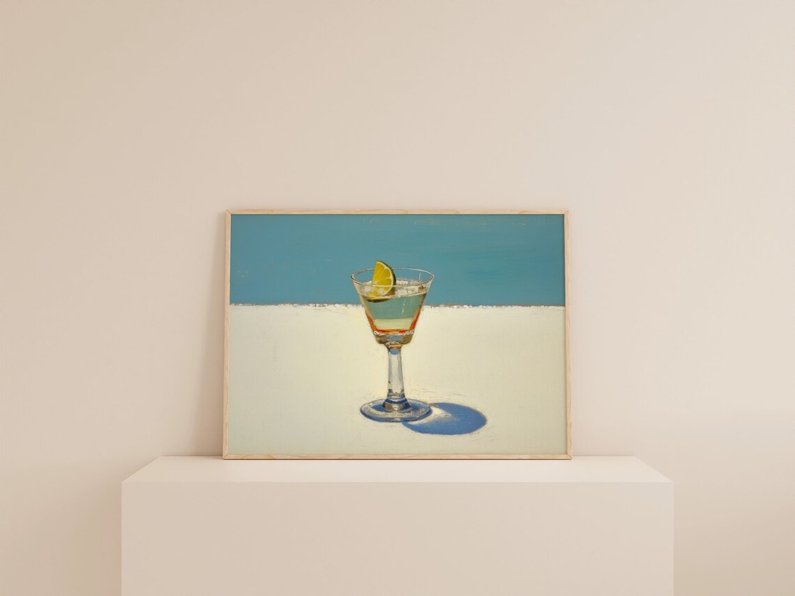 Vintage Tequila Print, Speakeasy Bar Cart Decor - Image 2