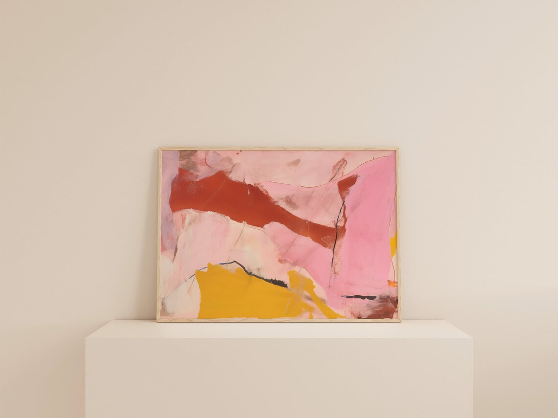 Pink Maximalist Art Print, 2000s Aesthetic Decor - Image 3
