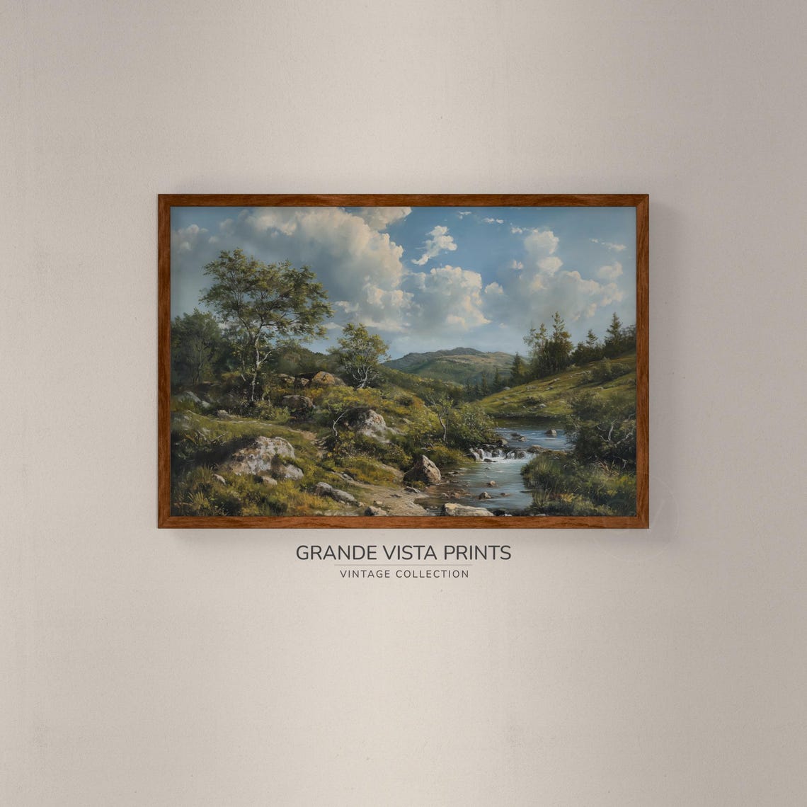 Mountain Creek Landscape Painting Landscape Painting Wall Art Gv4065 - Image 2