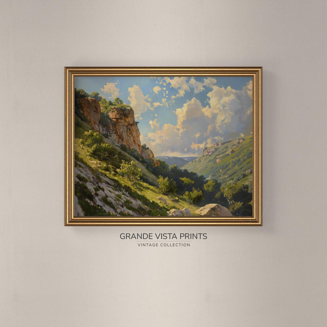 Mountain Valley Landscape Wall Art Mountain Landscape Artwork Mountain Wall Art Mountain Landscape Print Gv4352 - Image 3