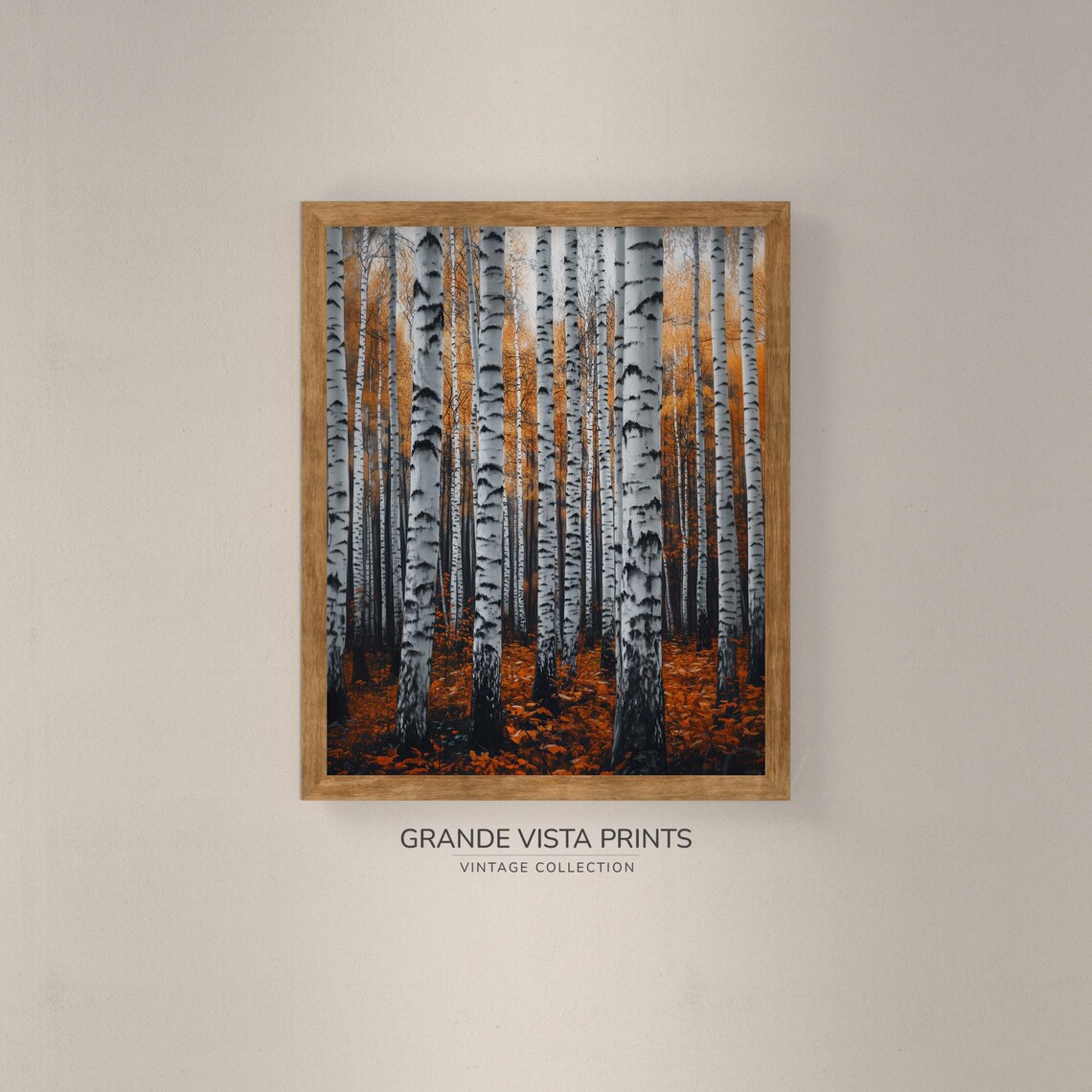 Autumn Trees Fall Forest Painting, Autumn Landscape - Image 4