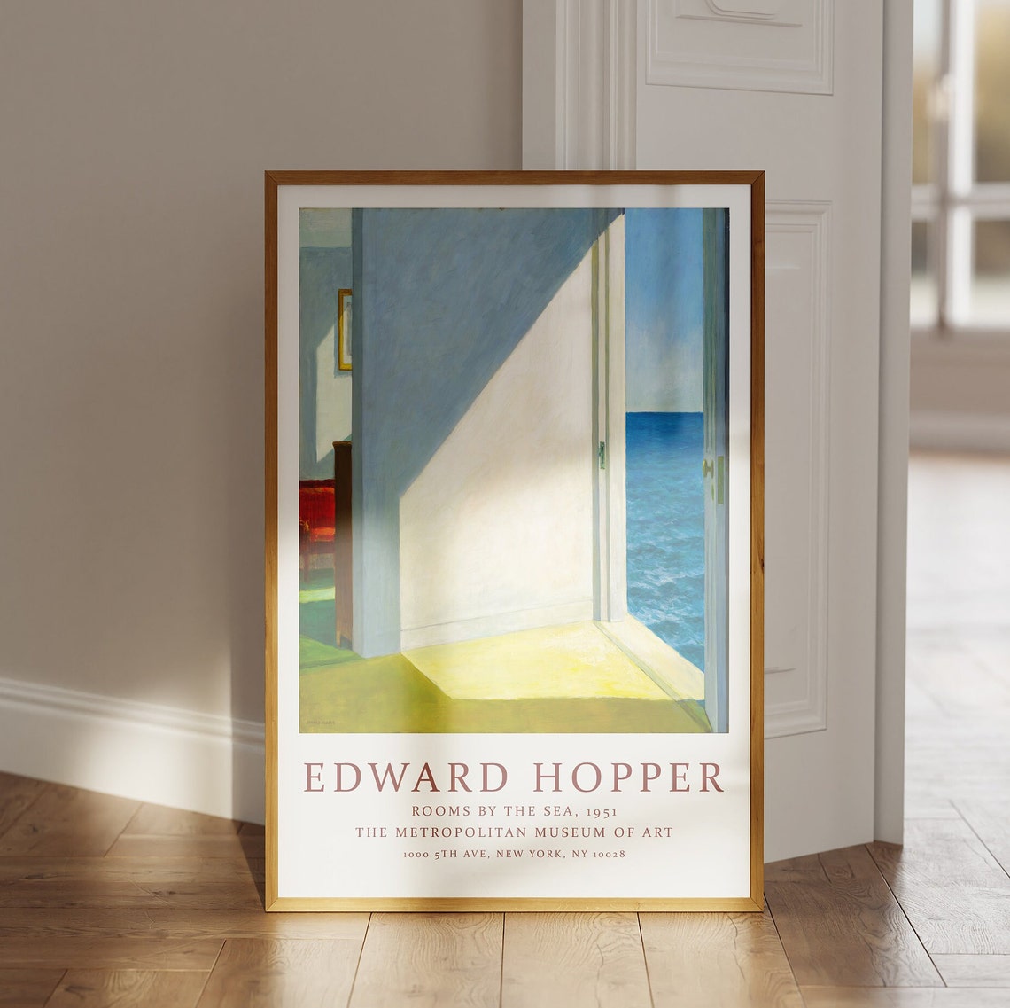 Edward Hopper Rooms By The Sea 1951 Coastal Interior Light Poster - Image 3
