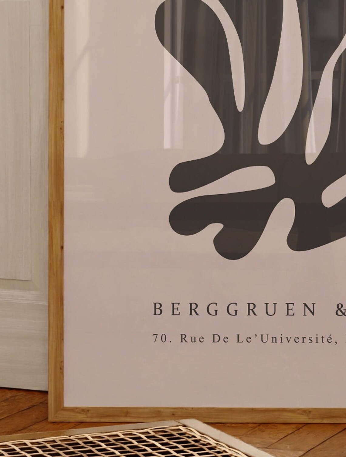 Henri Matisse Papiers Decoup Berggruen Dark Gray Cut Out Poster - Image 4