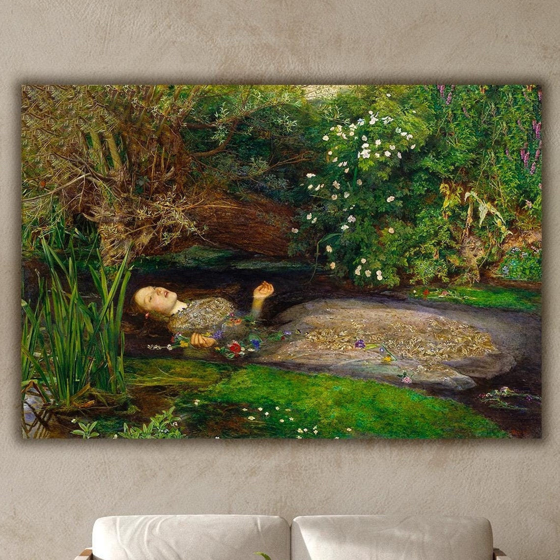 John Everett Millais Ophelia Pre-Raphaelite Classic Masterpiece Poster