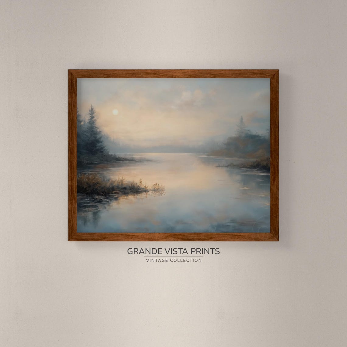 River Landscape Wall Art River Landscape Wall Art River Painting River Art Print Gv4385 - Image 4