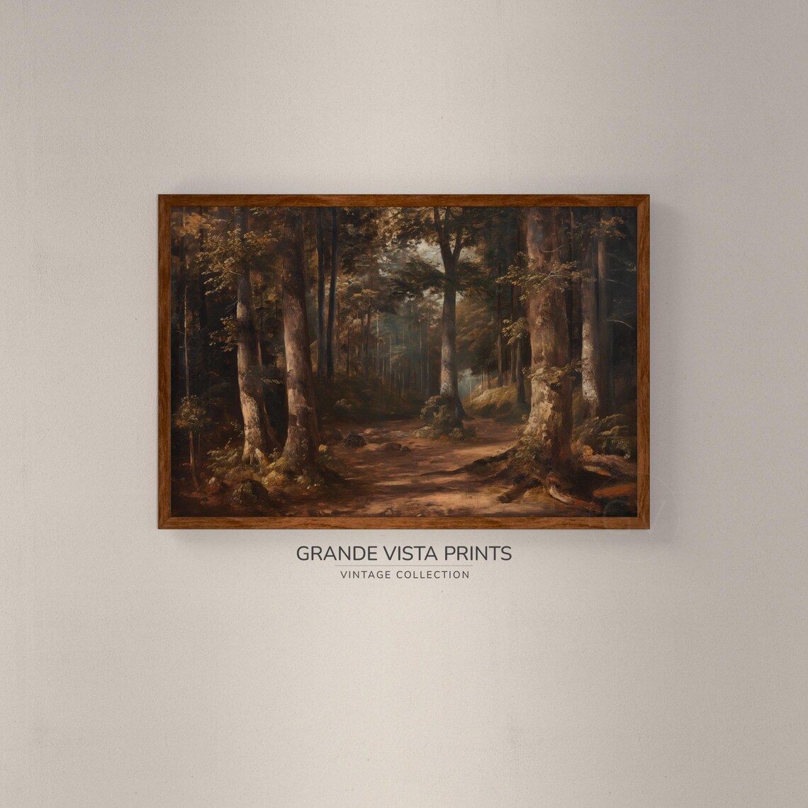 Fall Forest Landscape Painting Forest Wall Art Fall Forest Artwork Landscape Print Fall Trees Art Print Gv4366 - Image 2