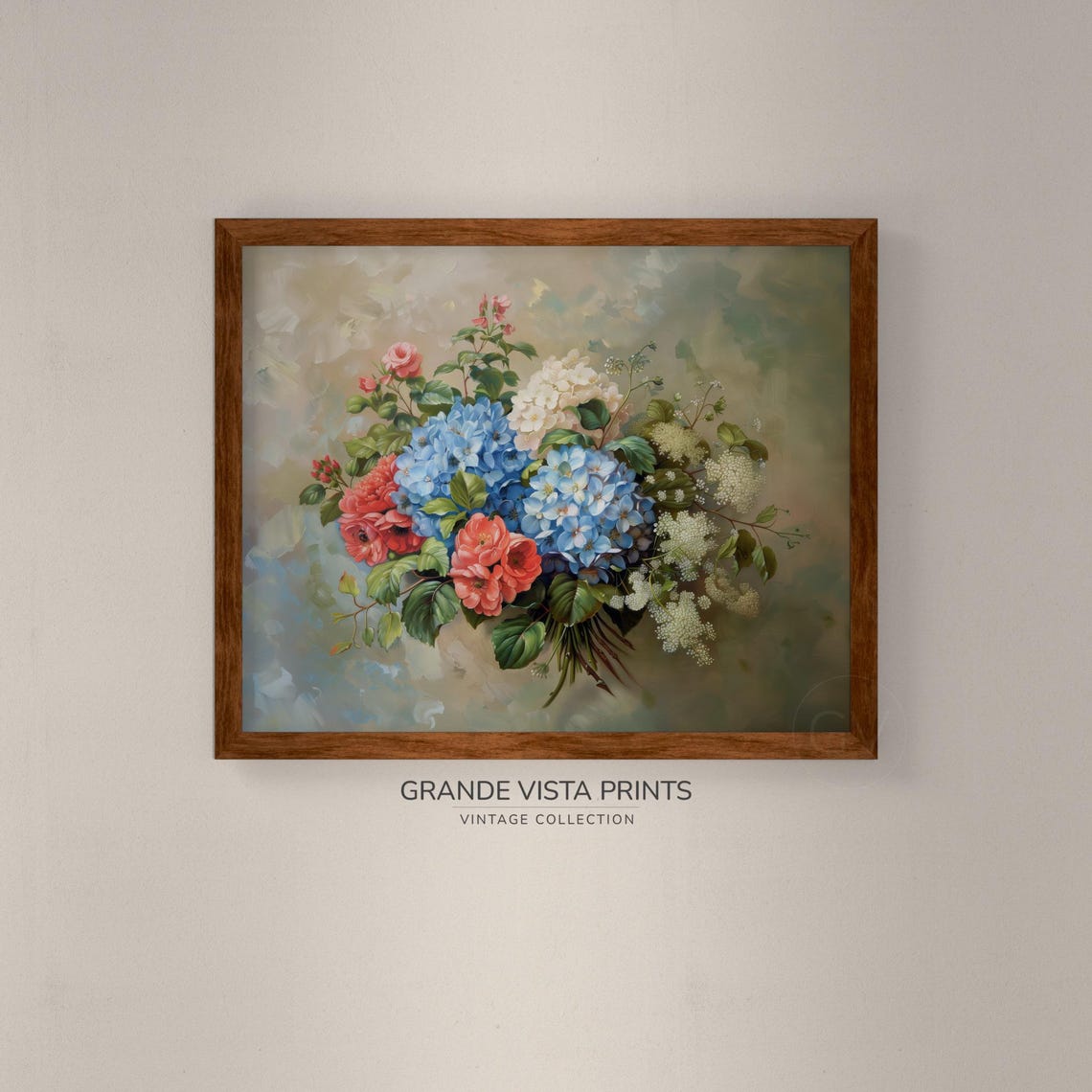 Colorful Flower Artwork Tricolor Floral Still Life Painting Flower Boquet Art Flower Painting Gv4448 - Image 4