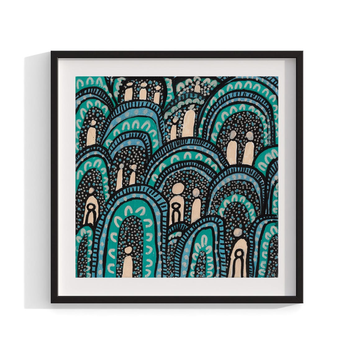 Aboriginal Contemporary Australian Wall Art Print